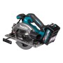 MAKITA HS012GD201 - Akku-Handkreissäge (40V XGT | bürstenloser Motor | Sägeblatt 165 mm | LED-Licht | incl. 2x 2,5 Ah Akku, S