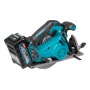 MAKITA HS012GD201 - Akku-Handkreissäge (40V XGT | bürstenloser Motor | Sägeblatt 165 mm | LED-Licht | incl. 2x 2,5 Ah Akku, S
