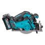 MAKITA HS012GD201 - Akku-Handkreissäge (40V XGT | bürstenloser Motor | Sägeblatt 165 mm | LED-Licht | incl. 2x 2,5 Ah Akku, S