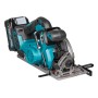 MAKITA HS012GD201 - Akku-Handkreissäge (40V XGT | bürstenloser Motor | Sägeblatt 165 mm | LED-Licht | incl. 2x 2,5 Ah Akku, S