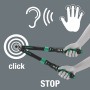 Drehmomentschlssel mit Umschaltknarre Click-Torque Lock C 3 (schwarz/grn, Abtrieb 1/2", 40 bis 200 Nm) (05075692001)