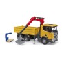 Scania Super 560R Baustellen-LKW mit Kran und 2 Paletten (03551)