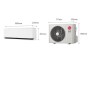 DUALCOOL DLX INT. + EST. R32 12KBTU (H12S1DA.NS1 + H12S1DA.U12)