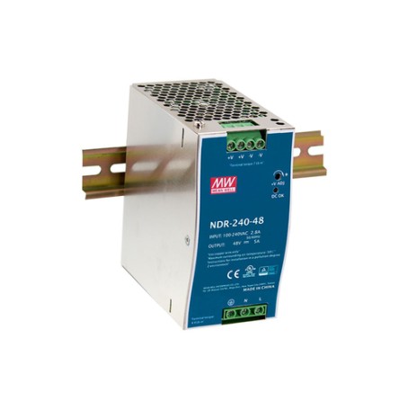 LevelOne POW-4851 alimentatore per computer 240 W Blu, Argento (POW-4851)
