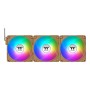 TT CT120 EX Reverse ARGB PC Cooling Fan 3 Pack Gravel Sand (CL-F224-PL12GS-A)