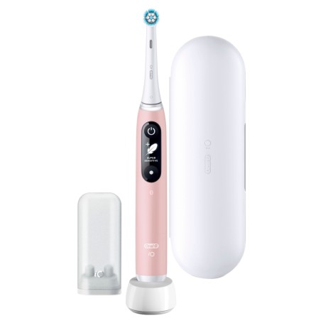 Oral-B iO Series 6, Elektrische Zahnbrste (rosa, Pink Sand) (6 Pink Sand JAS22)
