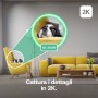 Arlo Essential Telecamera per interni 3 2K Pan-Tilt-Zoom, set da 2 (VMC3273-100EUS)
