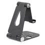 StarTech.com Supporto universale regolabile per smartphone e tablet - Ripiegabile - Nero (USPTLSTNDB)