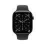 Apple Watch Series 11 GPS + Cellular 42mm Cassa Titanio Ardesia con Sport Band Nero - S/M (MF8R4ZR/A)