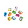 Giotto Fluo Temperamatite manuale Blu, Fucsia, Verde, Arancione, Giallo (232900)
