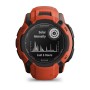 Garmin Instinct 2X Solar 2,79 cm (1.1") MIP 50 mm Digitale 176 x 176 Pixel Touch screen Rosso GPS (satellitare) (010-02805-01)