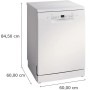 Bosch SMS2HTW08E Serie 2, lavastoviglie (bianco, 60 cm, Home Connect)