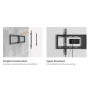 43 -95  TILT SLIM TV WALL MOUNT BRA (650361)