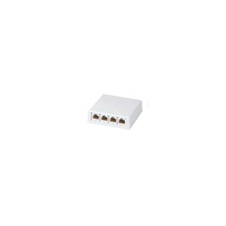 Panduit 4-port Outlet Without Moduls divisore di rete Bianco (CBX4AW-AY)