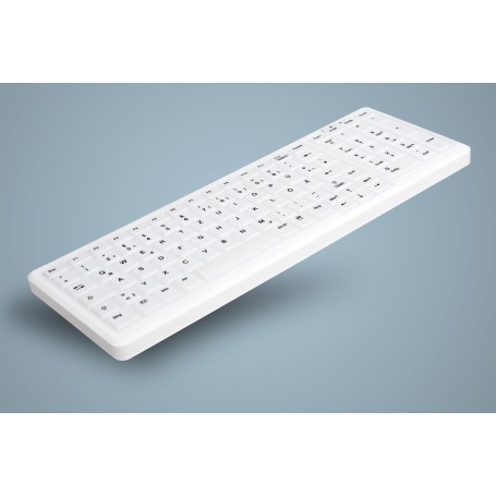Active Key AK-C7000F-UVS-W/CH tastiera Medico USB Bianco