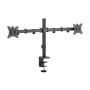 Equip Staffa di montaggio da tavolo articolata per doppio monitor da 17“-32”, nero (65015707101)