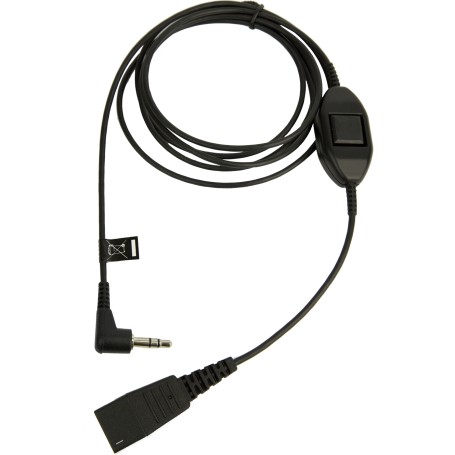 Jabra 8735-019 cavo audio 0,5 m QD 3.5mm Nero (8735-019)