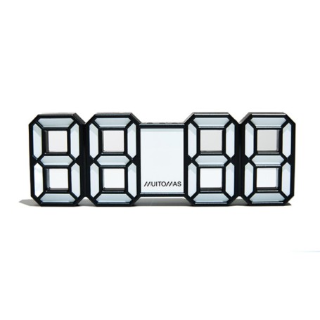 MUITOMAS NEON DIGITAL CLOCK WHITE (NEONCLOCKWH)