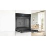 Bosch HSG7584B1 Serie 8 Smarter Forno a vapore da incasso, 60 x 60 cm, serbatoio dell'acqua da 1 l, anello di comando digitale