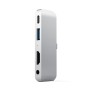 Satechi ST-TCMPHS replicatore di porte e docking station per laptop USB 3.2 Gen 1 (3.1 Gen 1) Type-C Argento