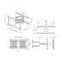 Multibrackets 6713 Supporto TV a parete 2,03 m (80") Nero (MB6713)