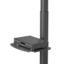 Manhattan 462693 Supporto TV a parete 2,18 m (86") Nero