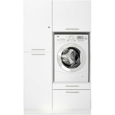 Respekta 0139HWRSET9 Mobile per Set lavanderia 9, bianco opaco