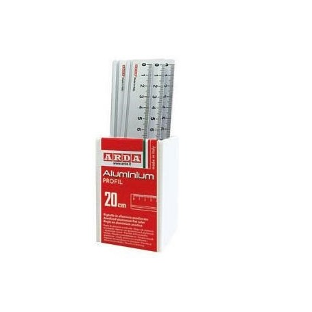 ARDA 17920BAR set di righelli 15 pz Alluminio (17920BAR)
