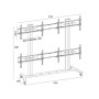 ITB MB9710 Supporto per display espositivi 139,7 cm (55") Nero