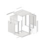 Lanberg WF01-6612-10S rack 12U Da parete Grigio (WF01-6612-10S)