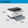 HP LaserJet M207dw Wireless Bianco e nero Stampante, Fronte/retro (8J9K9F)
