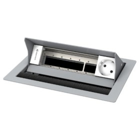 Kindermann 7492000071 cassetta di scarico Tipo F Argento, Bianco