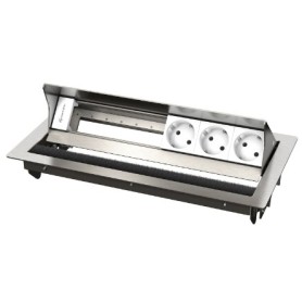 Kindermann 7492000063 cassetta di scarico Tipo F Acciaio inox, Bianco