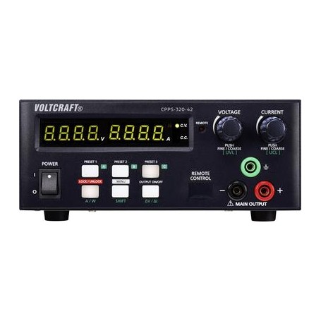 VOLTCRAFT CPPS-320-42 Labornetzgerät, einstellbar 0.02 - 42 V/DC 0.01 - 20 A 320 W USB fernsteuerbar, programmierbar, Au (CPPS-