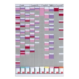 Nobo Kit Planning schede a T- 10 colonne / 54 fessure (2901000)