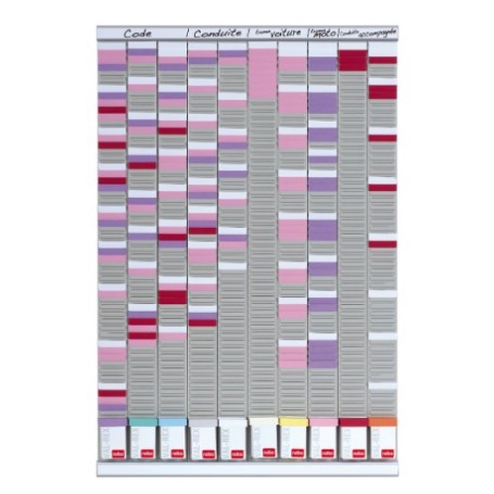 Nobo Kit Planning schede a T- 10 colonne / 54 fessure (2901000)