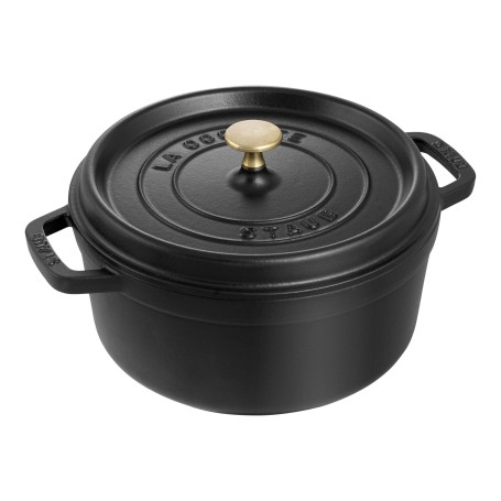 Staub Cocotte - Einzelpfanne - Schwarz - Eisenguss - 4,6 l - 1 Stück(e) - 26 cm (40509-310-0)