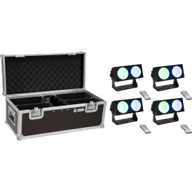 EUROLITE Set 4x LED CBB-2 COB RGB Leiste + Case (20000809)