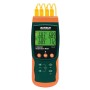 EXTECH SDL200 2-/4-Kanal-Temperatur-Messgerät mit Datenloggerfunktion auf SD-Karte, Thermometer -199 (SDL200)