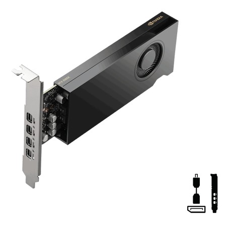 PNY NVIDIA RTX 2000E Ada Generaton LowProfile OEM Version - PCI-Express - 16.384 MB (VCNRTX2000EADA-SB)