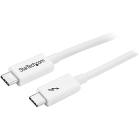 StarTech.com Cavo Thunderbolt 3 - 20Gbps - 1m - Bianco - Compatabile con Thunderbolt, USB e DisplayPort (TBLT3MM1MW) StarTech.com Cavo Thunderbolt 3 - 20Gbps - 1m - Bianco - Compatabile con Thunderbolt, USB e DisplayPort (TBLT3MM1MW)
