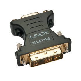 Lindy 41199 adattatore per inversione del genere dei cavi VGA DVI-I Nero, Oro (41199) Lindy 41199 adattatore per inversione del genere dei cavi VGA DVI-I Nero, Oro (41199)