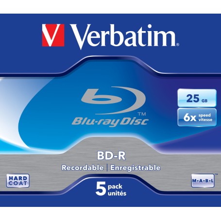 Verbatim 43715 disco vergine Blu-Ray BD-R 25 GB 5 pz (43715/5)
