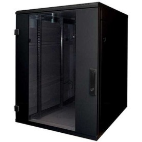 TRITON 19""Schrank B600/T 800 Schwarz bis 800Kg Glastür (RMA-18-A68-BAX-N1)