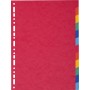 Exacompta 1412E divisore Cartoncino Multicolore 12 pz (1412E)