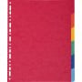 Exacompta 2406E divisore Cartoncino Multicolore 6 pz (2406E)