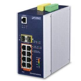 PLANET IGS-6325-8UP2S switch di rete Gestito L3 Gigabit Ethernet (10/100/1000) Supporto Power over Ethernet (PoE) Alluminio, Ner