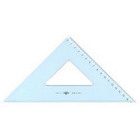 ARDA Squadra 45° 25 cm Linea Uni Polistirolo Trasparente (28725SSA)