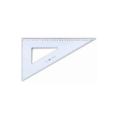 ARDA Squadra 60° 30 cm Linea Uni Polistirolo Trasparente (28830SSA)