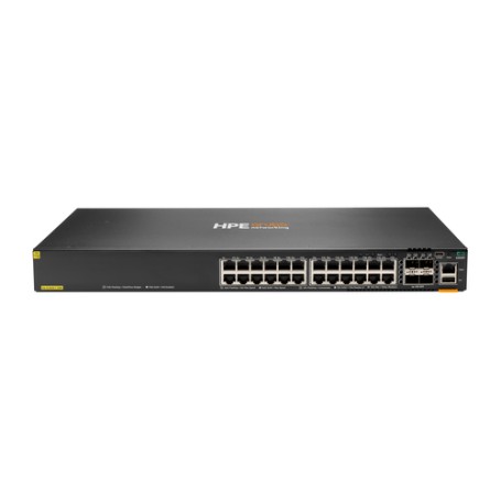 HPE Aruba Networking CX 6200F 24G Class-4 PoE 4SFP+ 370W Switch (JL725B)